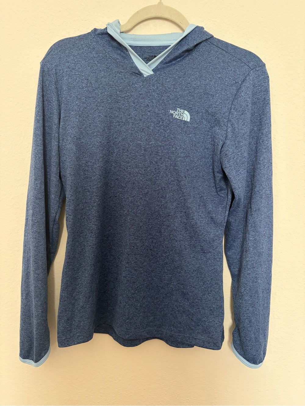 The North Face Women’s Blue Hooded Long-Sleeve Shirt